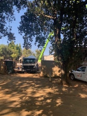 Concrete-Pump-in-operation