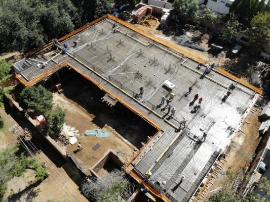 First-Floor-Slab-Preparation-with-eastern-steps-being-built